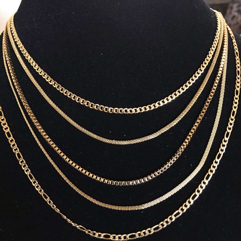 5 ion plated chains